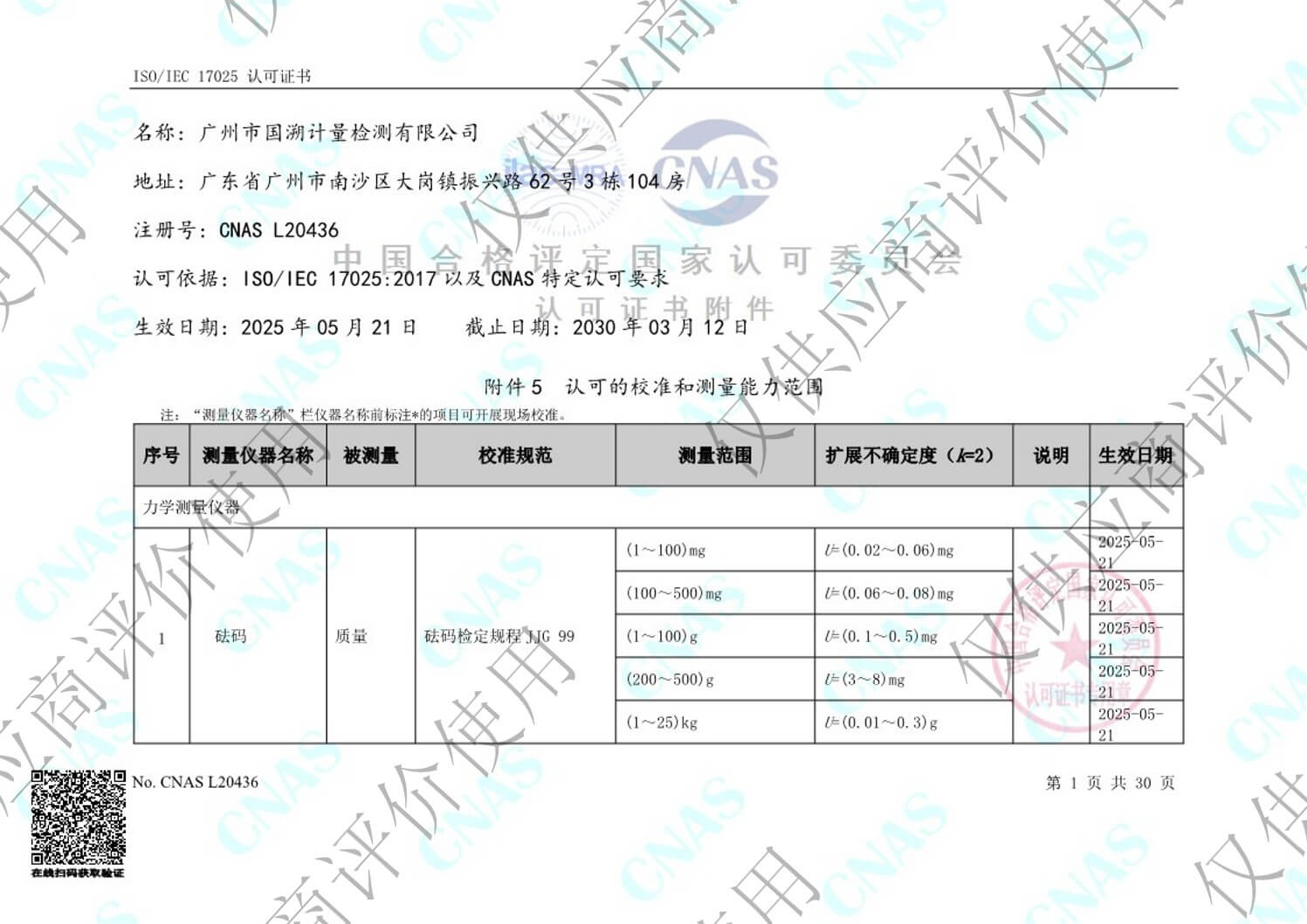 第三方计量校准检测服务公司-能力范围-首页